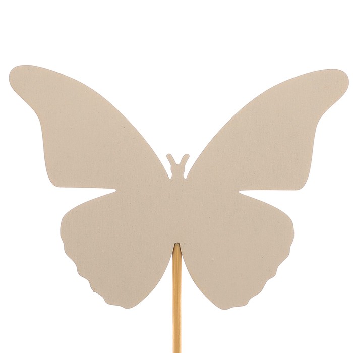 Топпер «Бабочка», белый, 10х10 см