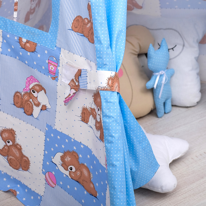 Вигвам Стандарт для детей, мишки на голубом, хл 100%, бязь 140г/м