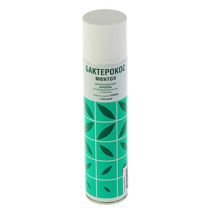 Средство для дезинфекции воздуха Бактерокос Ментол, 405 мл