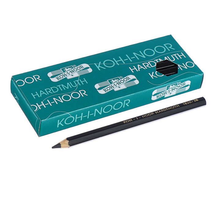 Карандаш утолщенный чернографитный ОК Jumbo Black Star 1820 2B, 10 мм