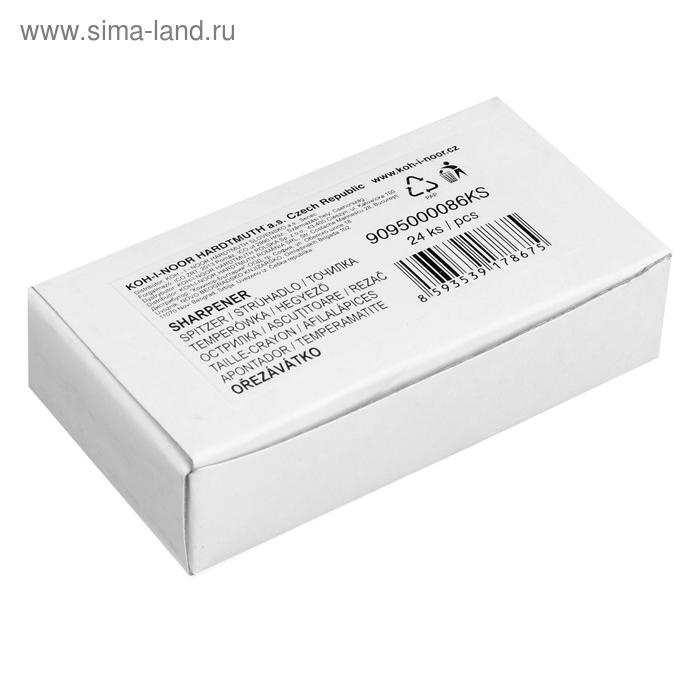 

Точилка пластмассовая Koh-I-Noor 9095/86, 8 мм, микс