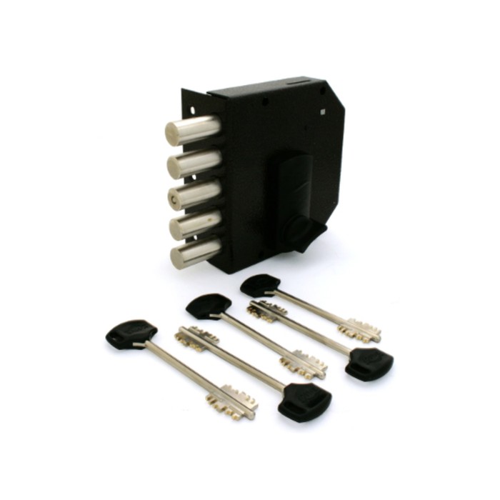 Замок накладной "Эльбор" Гранит 1.06.53.5, ключ/завертка, б/о