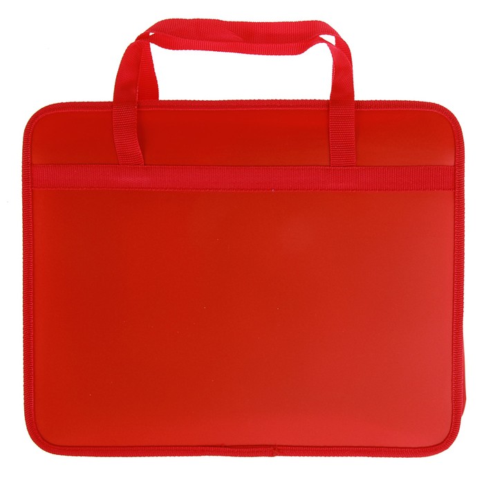 Папка с ручками пластиковая А4, 330x260х75 мм «Бульдожка»