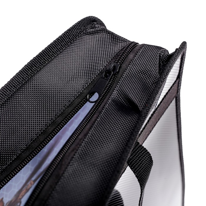 Папка с ручками пластиковая А4, 330x260х75 мм «Вертолет»