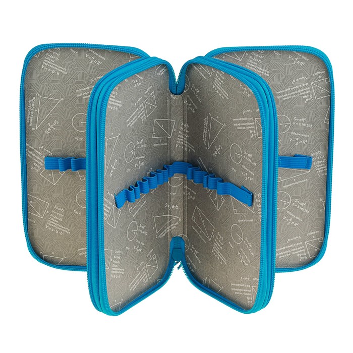 Пенал 3 секции 105х190 мм, ткань "Принцесса фея"