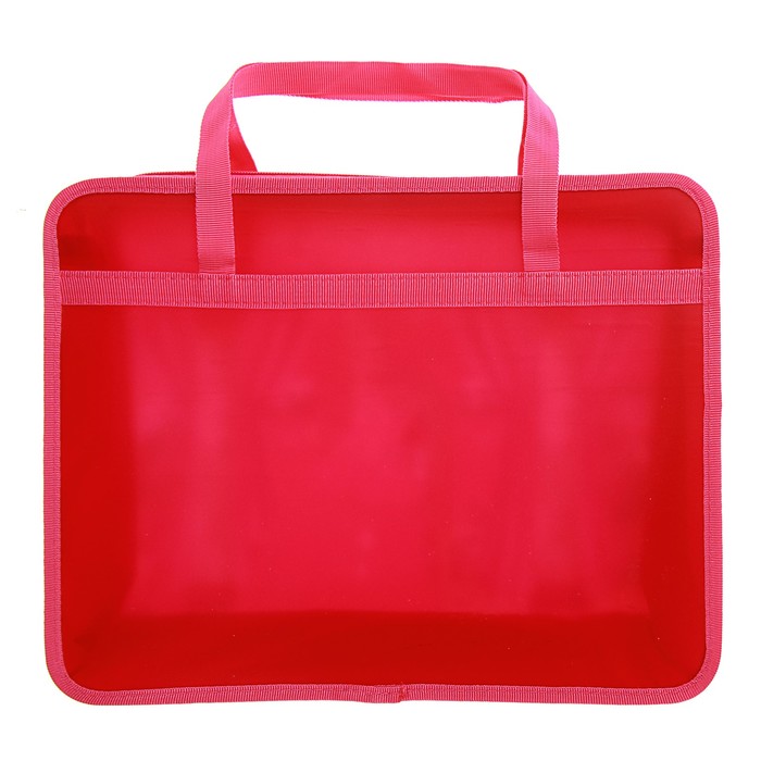 Папка с ручками пластиковая А4, 330x260х75 мм «Принцесса в замке»