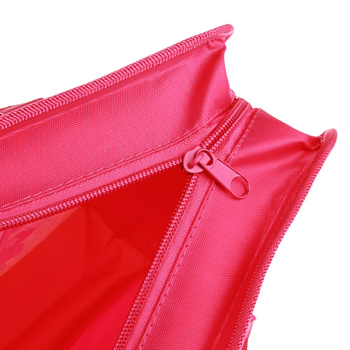 Папка с ручками пластиковая А4, 330x260х75 мм «Цветочки»