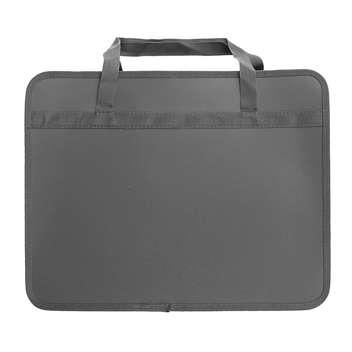 Папка с ручками пластиковая А4, 330x260х75 мм «Чёрный джинс»