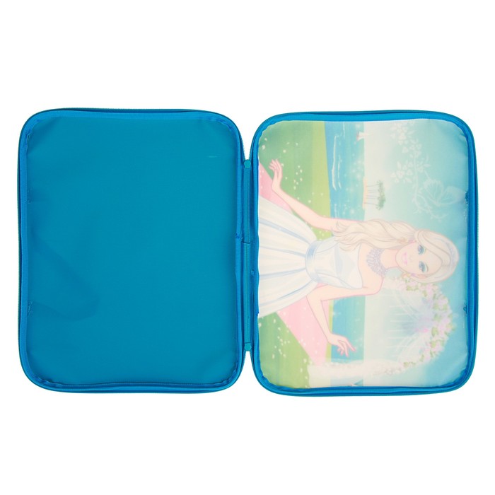 Папка с ручками текстиль А4 20ммм 335х260 «Красавица»