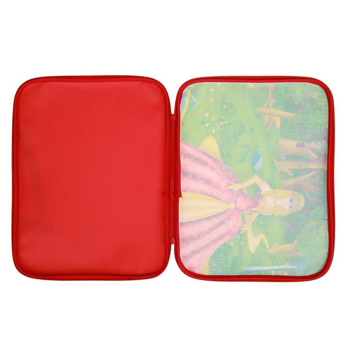 Папка с ручками текстиль А4 20ммм 335х260 «Принцесса в лесу»