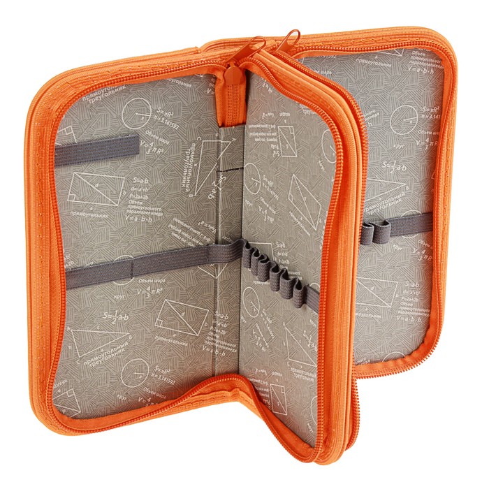 Пенал 2 секции 105х190 мм, ткань Kitty