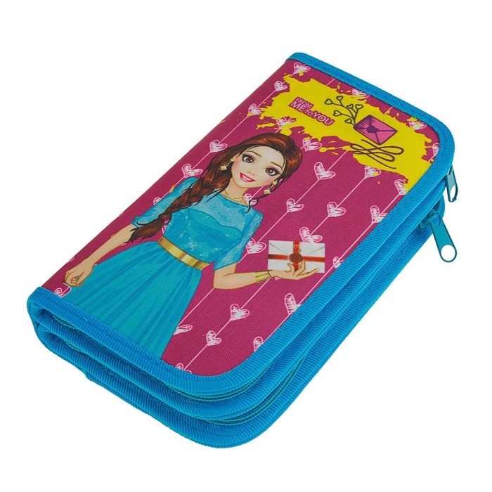 Пенал 2 секции 105х190 мм, ткань "Мариана"