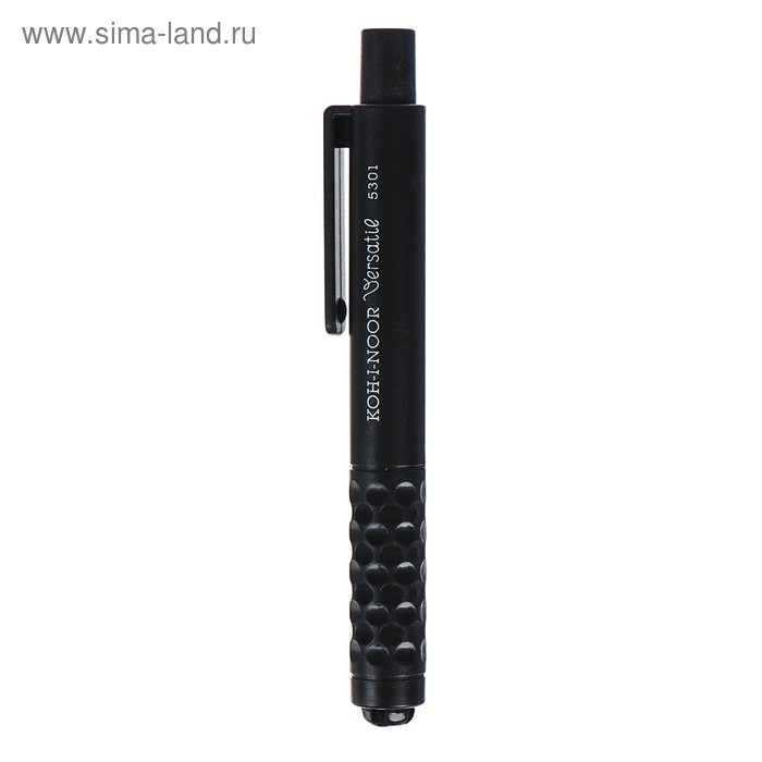 фото Держатель для карандашей koh-i-noor 5301, пластик с грифелем, l=120 мм, d=4,5-5,6 мм, черный