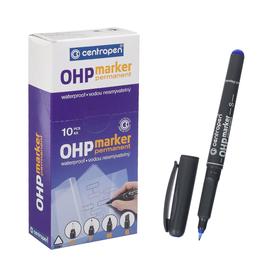 Маркер для OHP перманентный, линия 0.3 мм Centropen 2634, цвет синий Ош