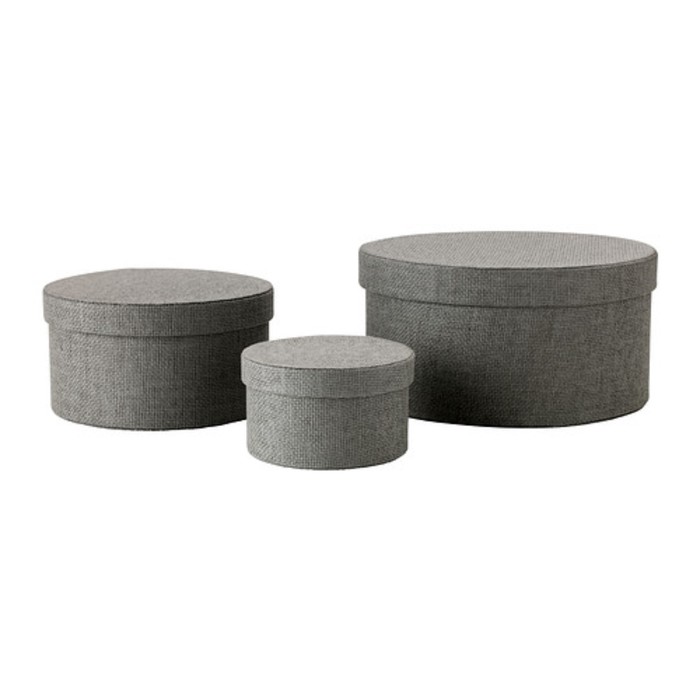 Набор коробок, 3 шт КВАРНВИК