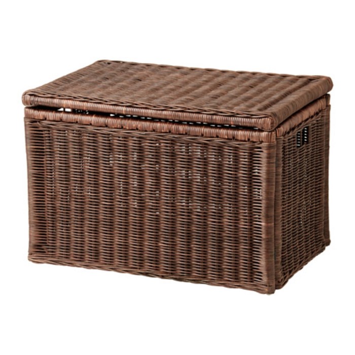 Ящик для хранения ГАББИГ, натуральный ротанг
