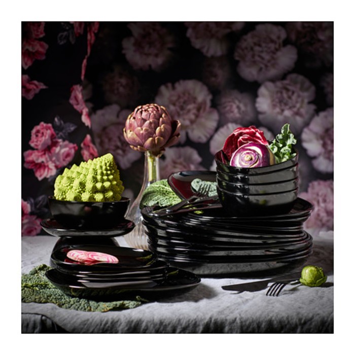 Тарелка, черный БАККИГ