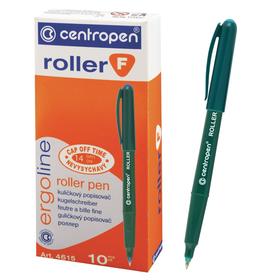 Ручка-роллер, 0.5 мм, Centropen 4615, зеленая, невысыхаемая, длина письма 2200 м, картонная упаковка Ош