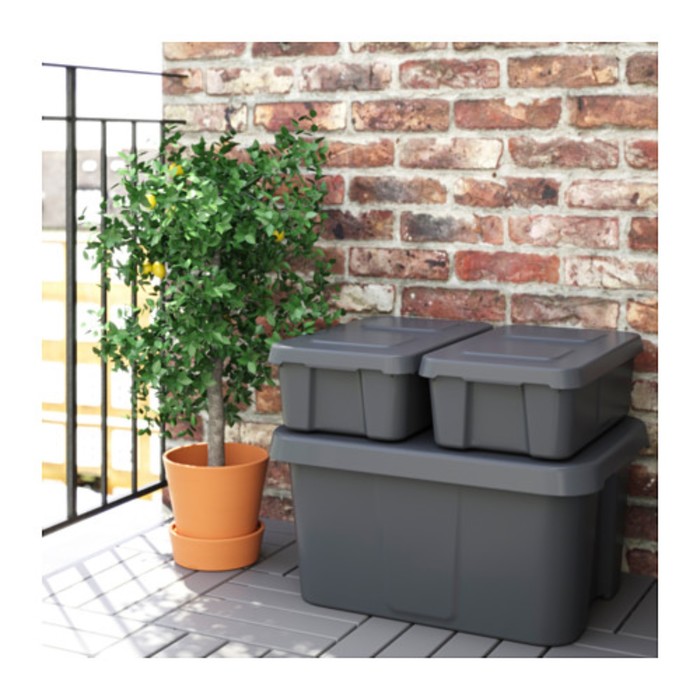 Контейнер с крышкой, для дома, сада КЛЭМТАРЕ