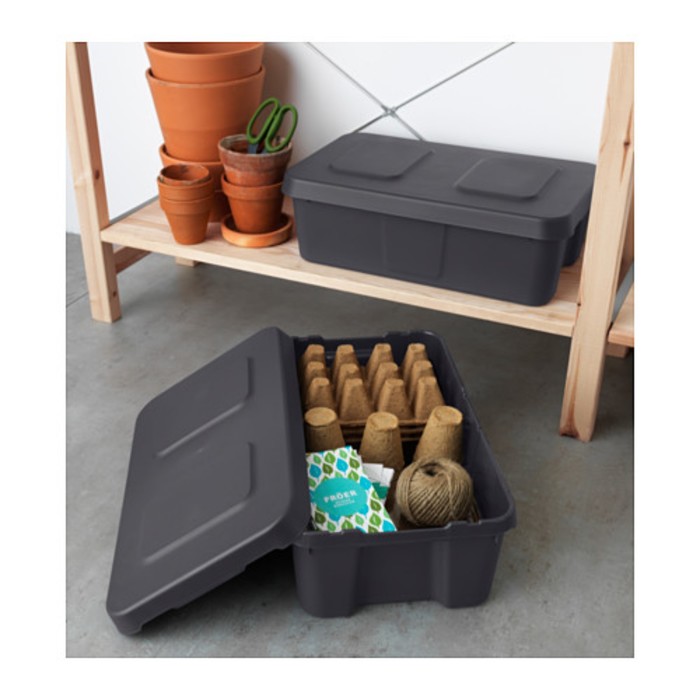 Контейнер с крышкой, для дома, сада КЛЭМТАРЕ