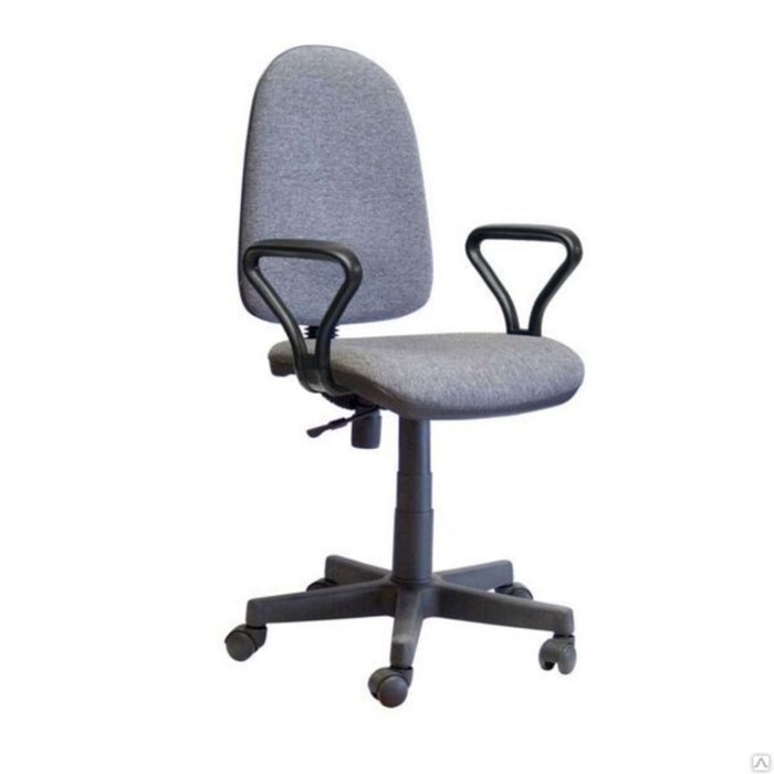 Кресло офисное "Гранд самба", светло-серый