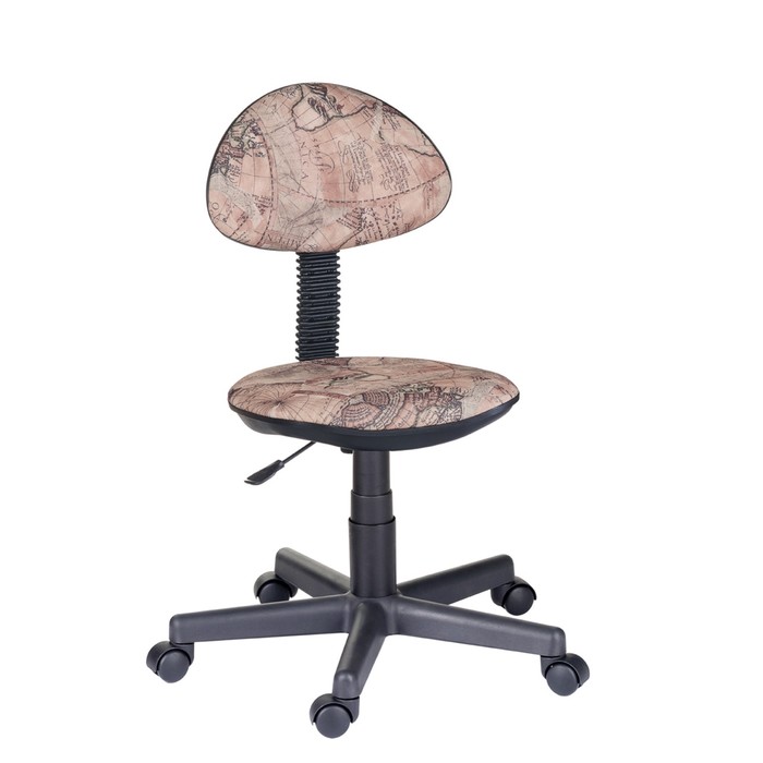 Кресло детское "Логика", без подлокотника, рисунок "Карта" (Т-41)