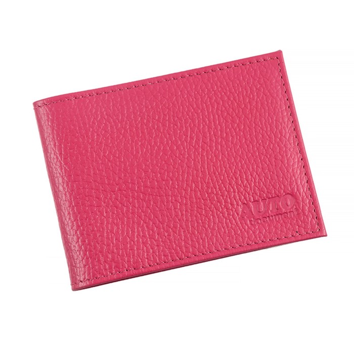 Обложка для автодокументов, цвет розовый