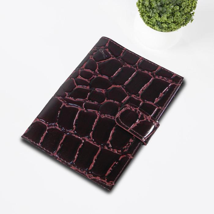 Обложка для автодокументов, цвет бордовый