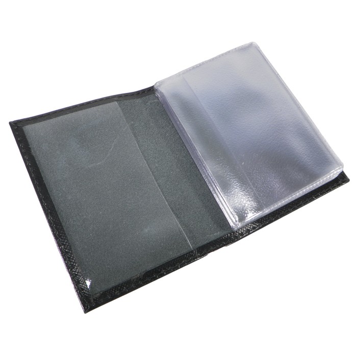 Визитница, 1 ряд, 18 листов, цвет чёрный