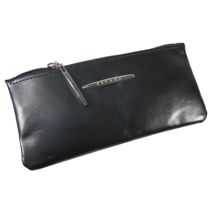 Портмоне женское, отдел для купюр, для монет, для кредитных карт, цвет чёрный