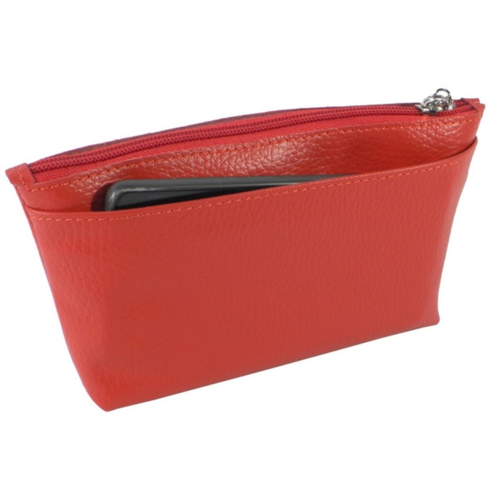 Косметичка простая, цвет красный (F-92-326)