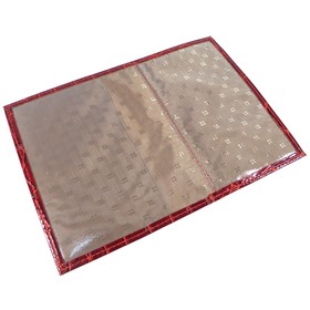 

Обложка для паспорта с внешним карманом, цвет красный