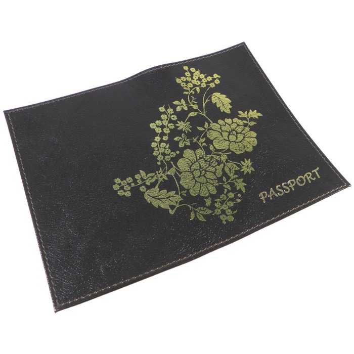 Обложка для паспорта, цвет коричневый