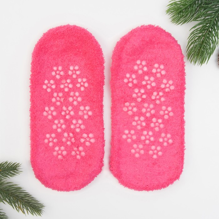 Носки женские укороченные со стоперами KAFTAN розовые, 23-25 см, 100% п/э