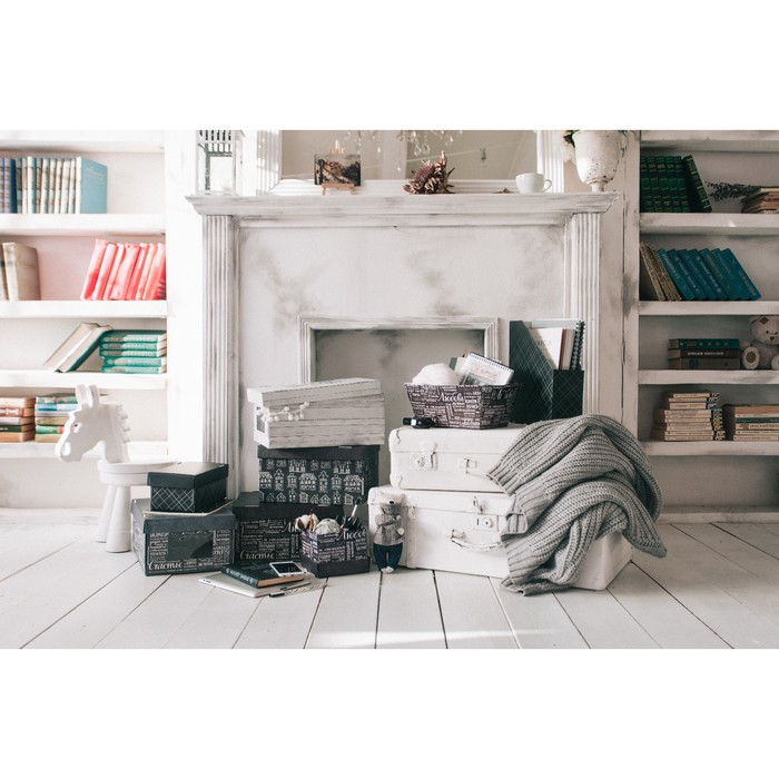 Складная коробка–трапеция «Живи и мечтай», 27 х 19,5 х 13 см