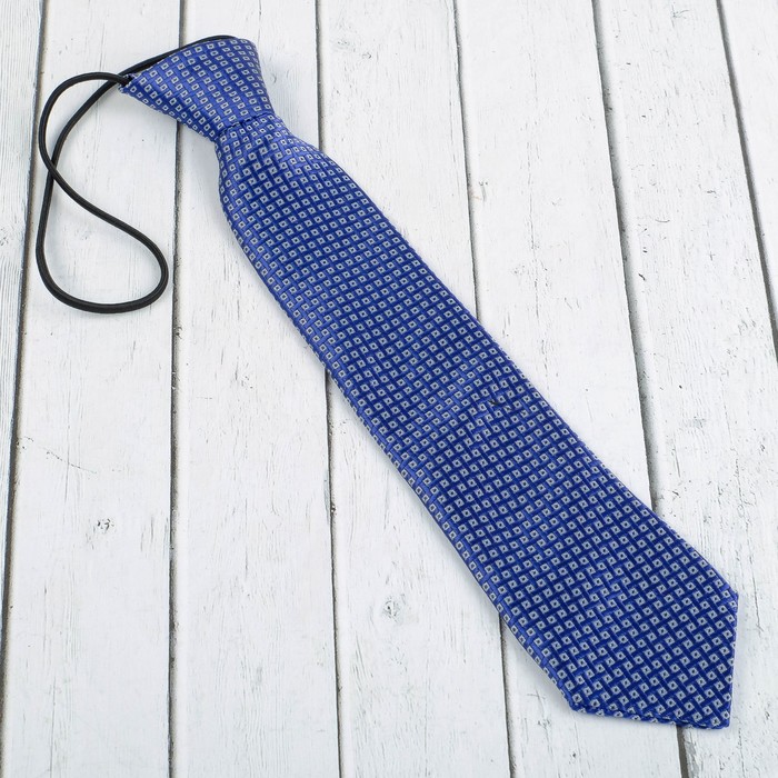 Набор детский "Маленький мужчина" галстук 28 см, носки 14 р-р, п/э, синий