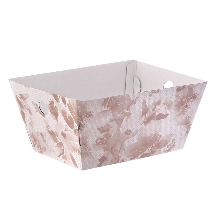 Складная коробка–трапеция «Нежные краски», 27 х 19,5 х 13 см