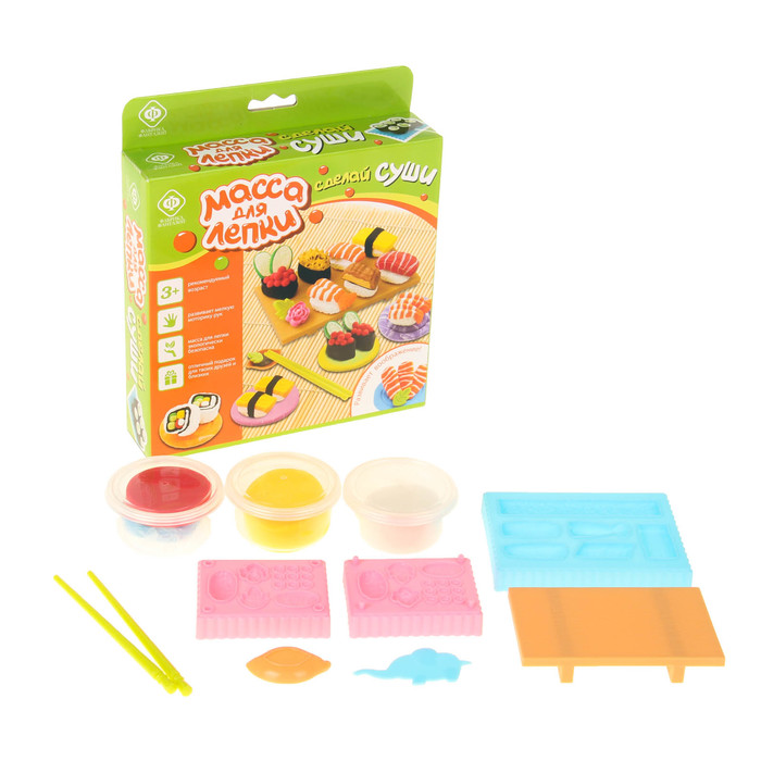 Набор массы для лепки "Суши" 2 х 35гр+2 х 15гр