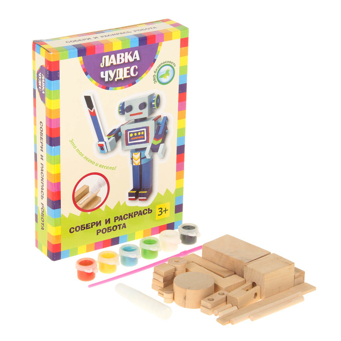 Набор "Собери и раскрась робота Virtus"