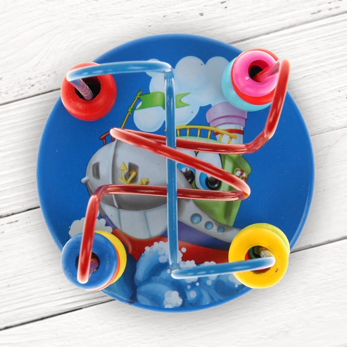 Игрушка-серпантинка "Пароход"