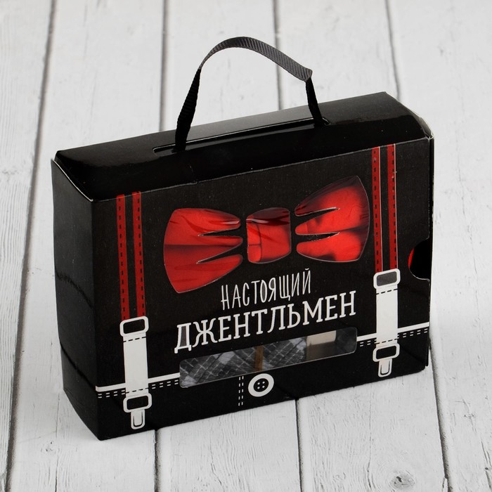 Набор детский: ремень и бабочка "Джентльмен", 100 % п/э, 11,5 х 9 см