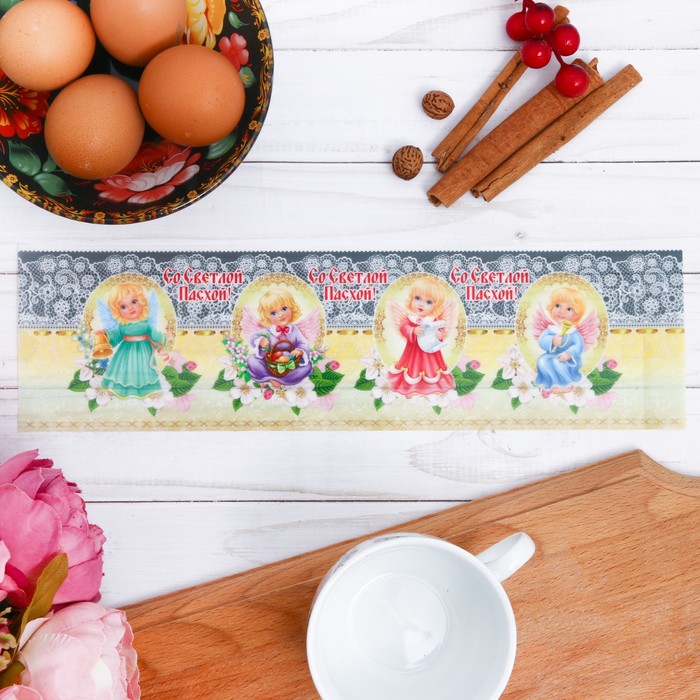 Ободок для пасхального кулича "Ангелочки"