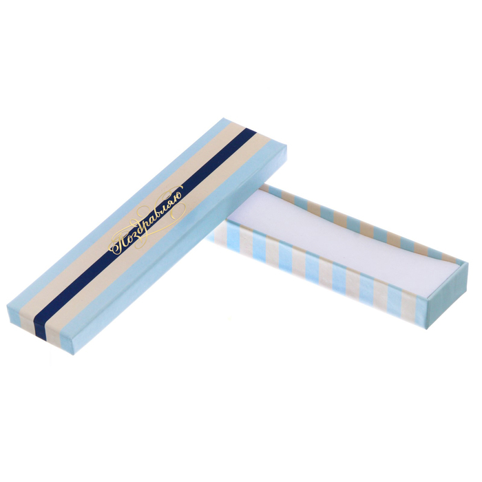 Коробочка под браслет с тиснением «Брызги шампанского», 4,5 х 20 х 2,2 см