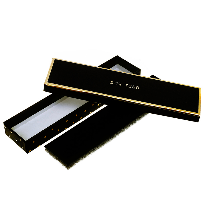 Коробочка под браслет с тиснением «Сияющая ночь», 4,5 х 20 х 2,2 см