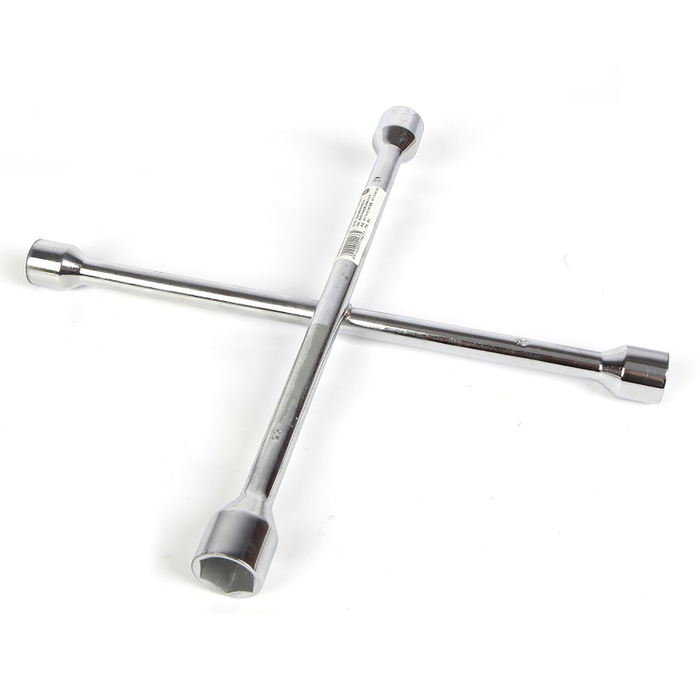 Ключ-крест СИБРТЕХ, баллонный, 17 х 19 х 21 х 22 мм, толщина 14 мм