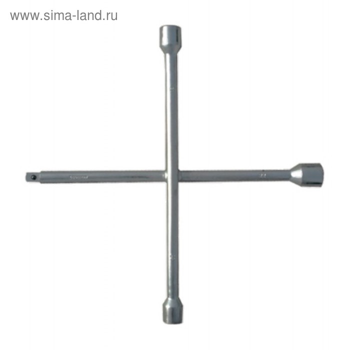 Ключ-крест СИБРТЕХ, баллонный, 17 х 19 х 21 мм, под квадрат 1/2
