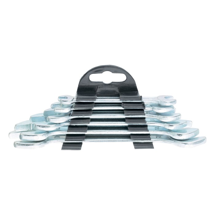 Набор ключей рожковых SPARTA, 6 х 17 мм, 6 шт., хромированные