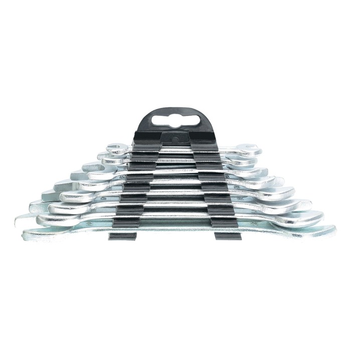 Набор ключей рожковых SPARTA, 6 х 22 мм, 8 шт., хромированные