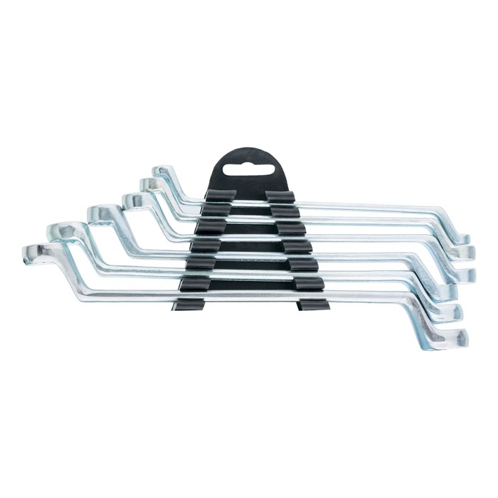 Набор ключей накидных SPARTA, 6–17 мм, 6 шт., хромированные