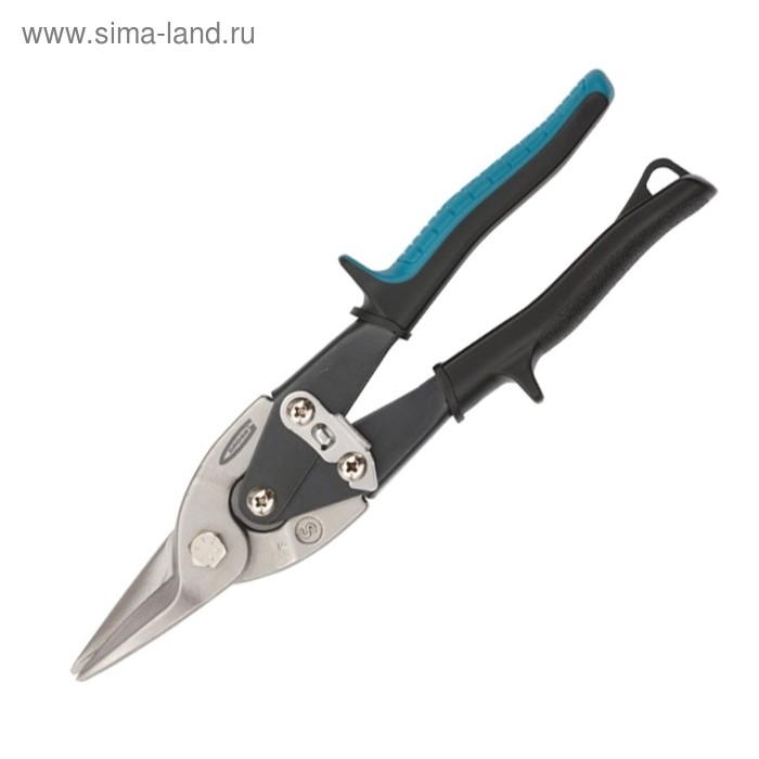 Ножницы по металлу GROSS PIRANHA, 250 мм, прямой рез, CrMo ножницы по металлу dexter прямой рез 250 мм
